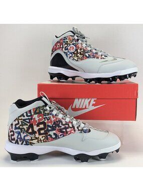 Nike Griffey 2 MCS Cleats Jackie Robinson HJ4509-001 Grey Men’s Size 13